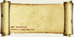 Una Ponoš vizit kartica